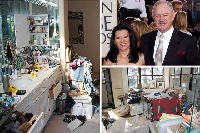 <p>Gene Hackman y su esposa fueron encontrados muertos el 26 de febrero en su finca de Santa Fe. Ahora, las grabaciones de las cámaras corporales de la policía muestran que su casa estaba desordenada cuando murieron</p>