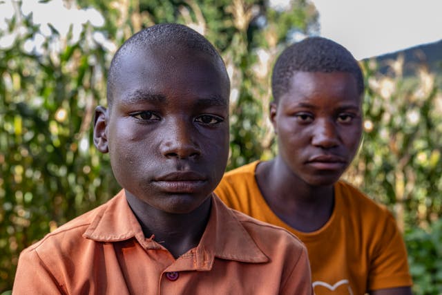 <p>Hardlife, 15, and Shallom, 16, separately lost their parents to HIV in the last few months – Chimanimani, Zimbabwe</p>