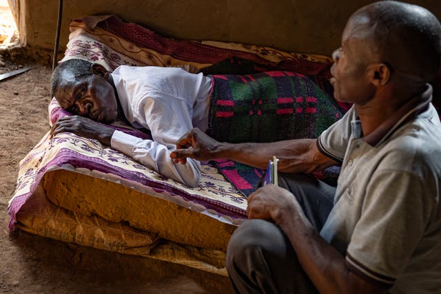 <p>Father-of-four James, 50, fears he could die after failing to secure his HIV medication for nearly two months  in Uganda</p>