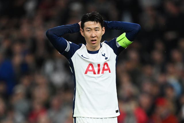 <p>Son Heung Min has been ruled out of the second leg</p>