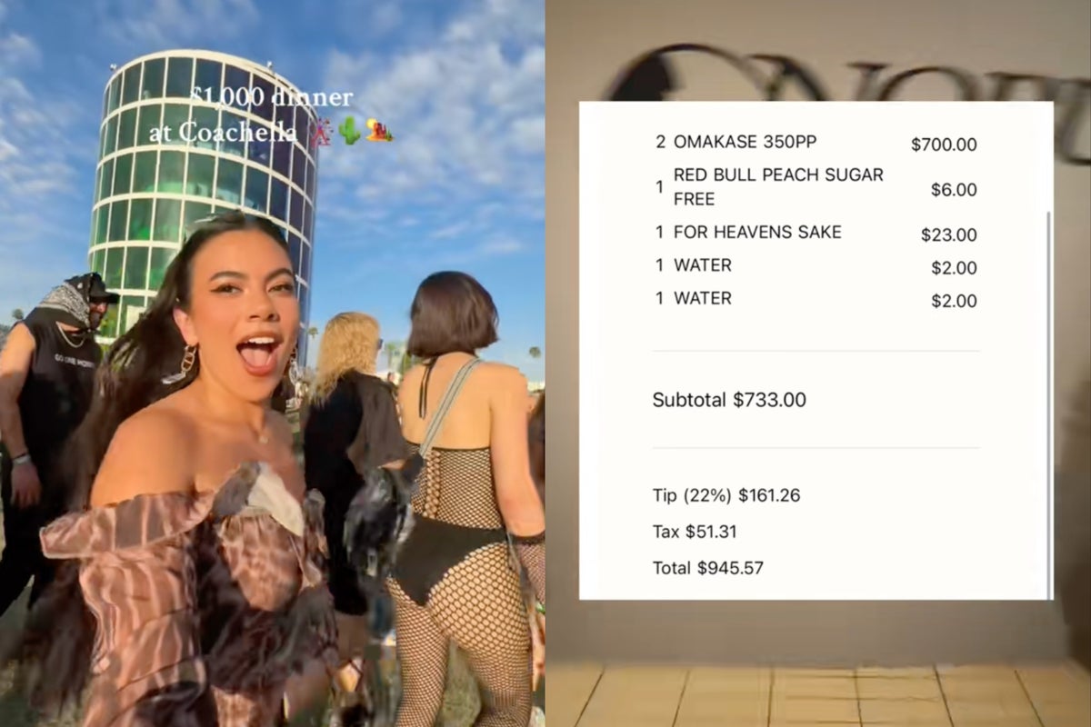 Influencer receives backlash after praising $1,000 Nobu meal at Coachella