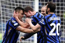 Inter Milan cling on to knock out Bayern Munich in Champions League thriller