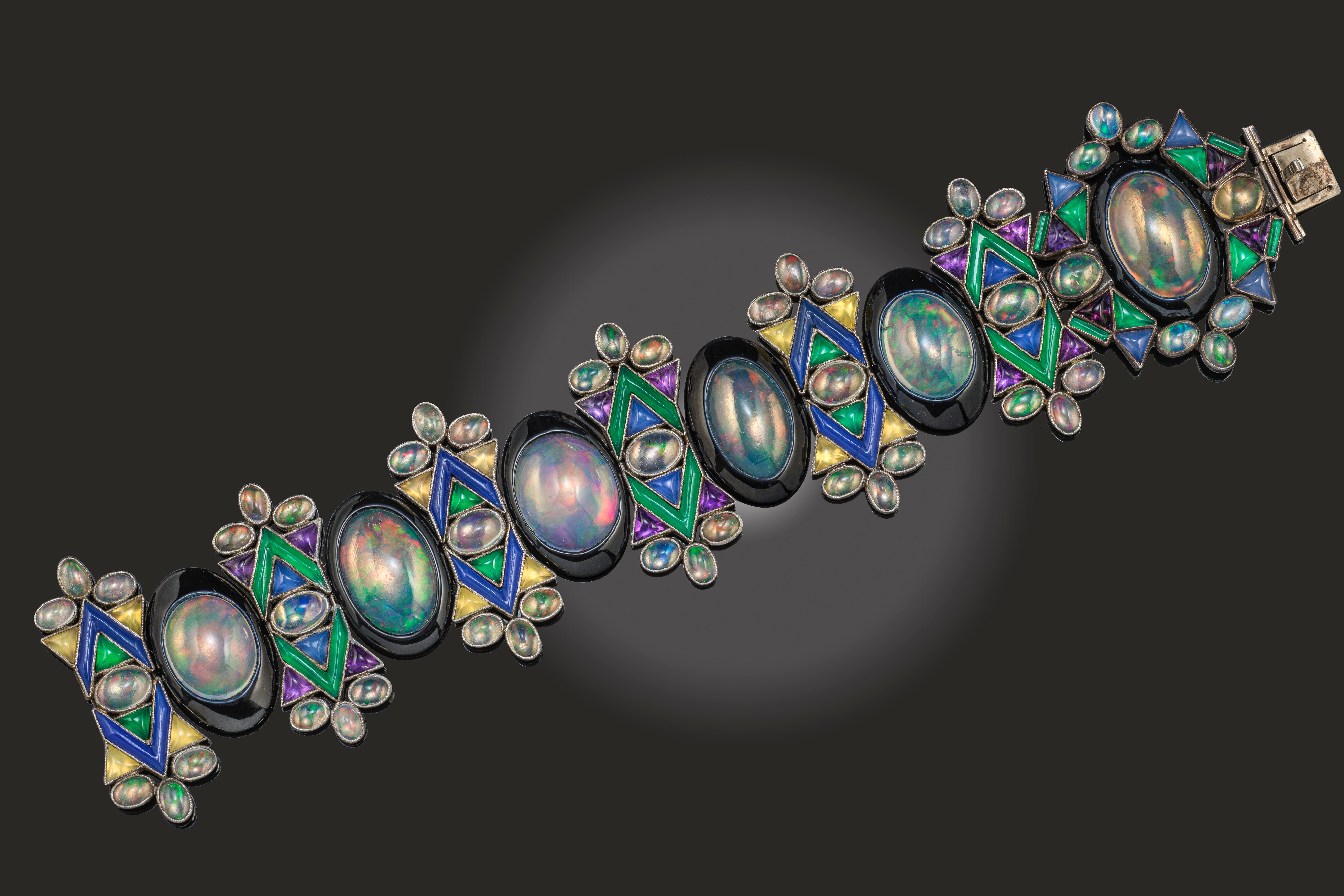 The 1930s Sibyl Dunlop bracelet sold to an unnamed collector (Woolley & Wallace/PA)