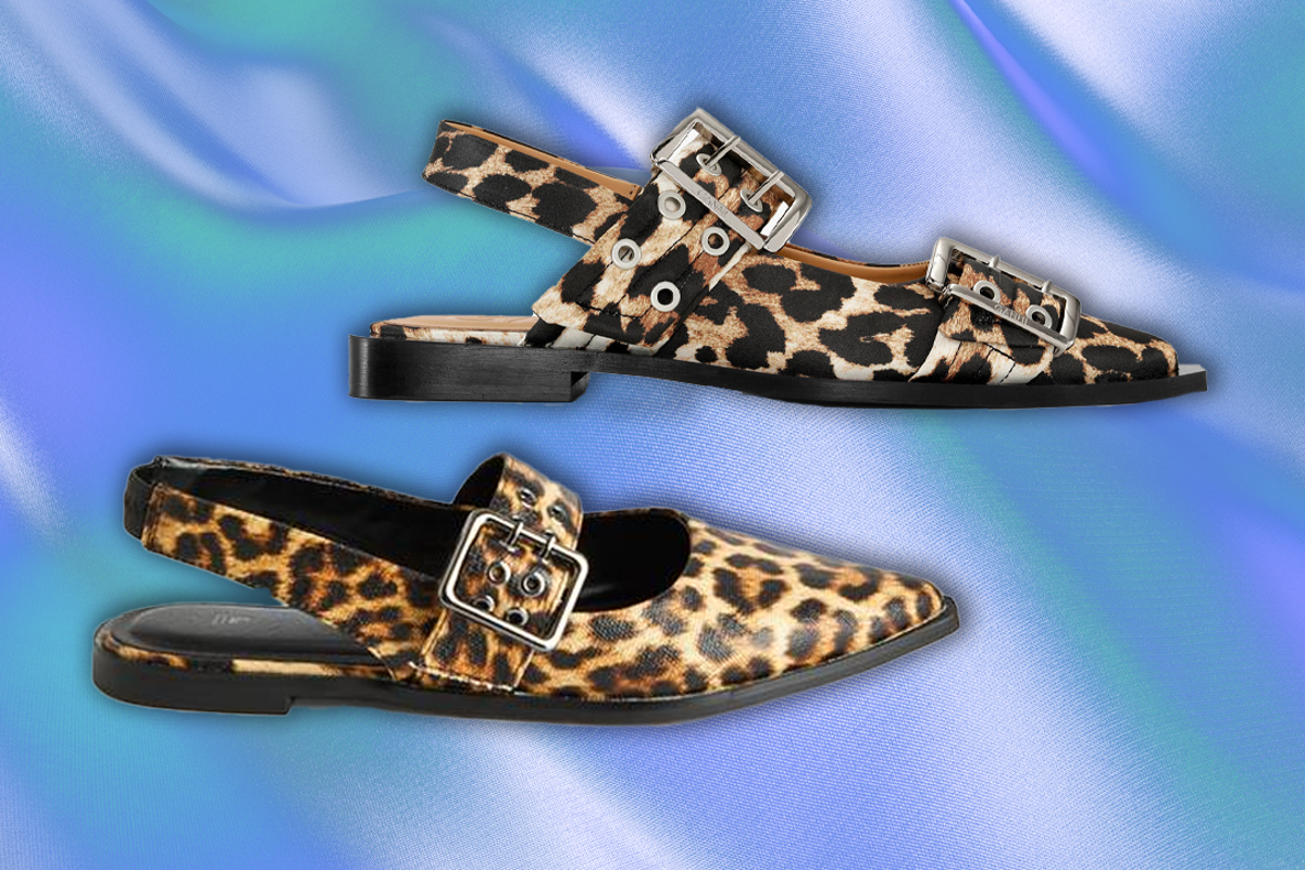 These Sainsbury’s ballet flats look just like Ganni’s £325 leopard print ballerinas