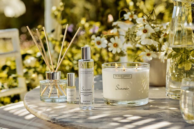 Spring-fragranced candles (The White Company/PA)