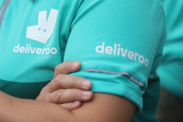 Deliveroo reported sluggish customer growth in the UK in the first part of this year (Niall Carson/PA)