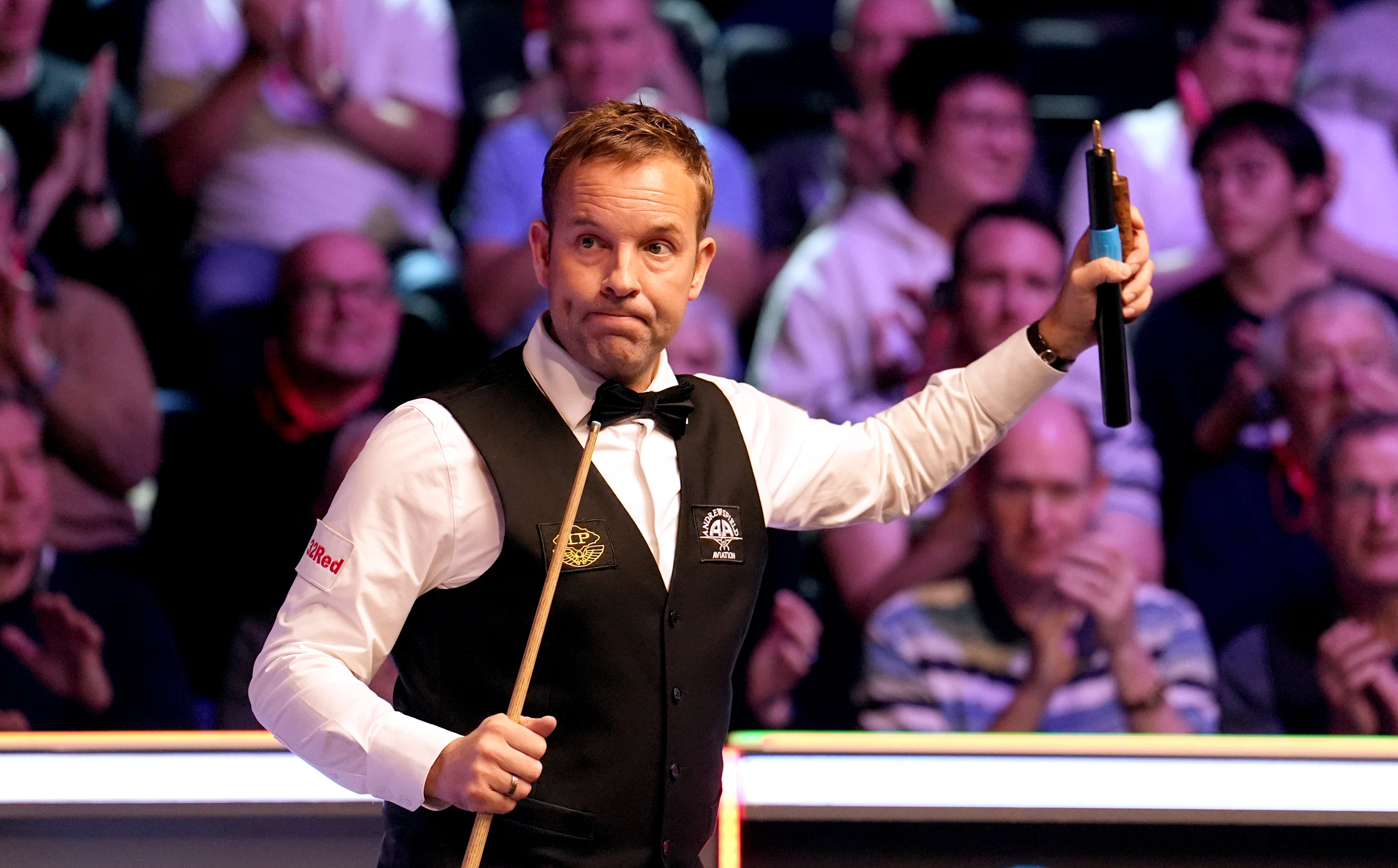 Ali Carter, pictured, has lost two World Championship finals to Ronnie O’Sullivan