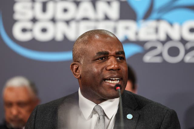 Foreign Secretary David Lammy (PA)