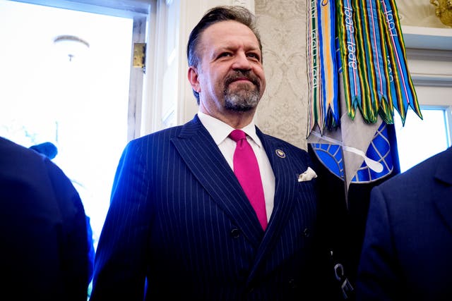 <p>Sebastian Gorka says Kilmar Abrego Garcia’s supporters are ‘aiding and abetting’</p>