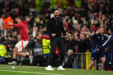 Harry Maguire’s late winner provided ‘best sound in the world’ for Ruben Amorim