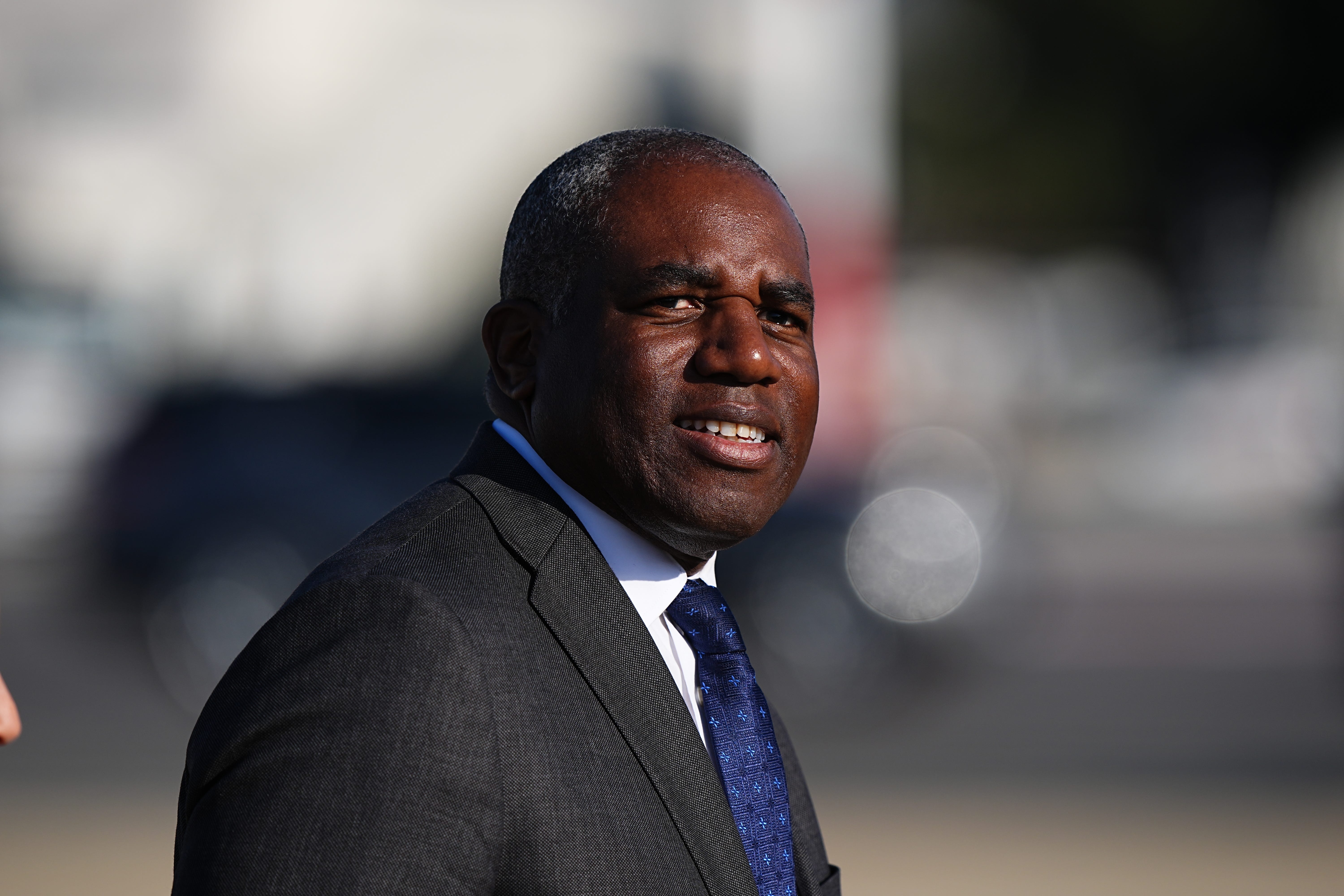 David Lammy met counterparts in France on Thursday (Aaron Chown/PA)