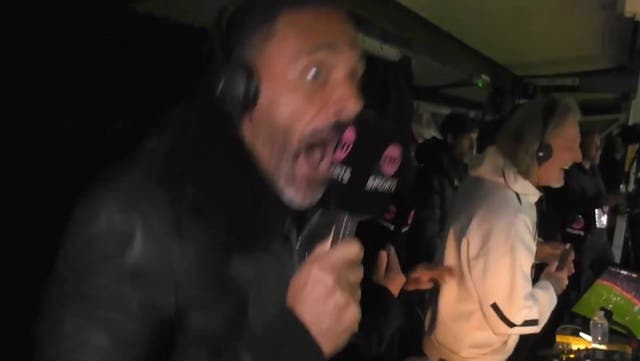 <p>Rio Ferdinand’s hilarious reaction to Manchester United’s dramatic Europa League comeback.</p>