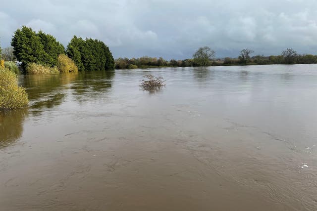 Met Eireann has warned of the possibility of localised flooding (Jonathan McCambridge/PA)