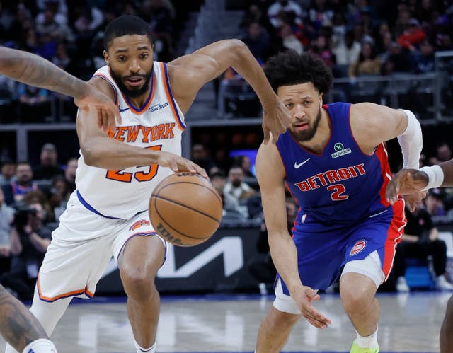 KNICKS PISTONS