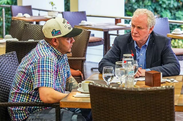 <p>Maryland Senator Chris Van Hollen met with Kilmar Abrego Garcia this week after the Trump administration refused to bring him back to the United States. Trump’s immigration positions are starting to cost him in the polls</p>