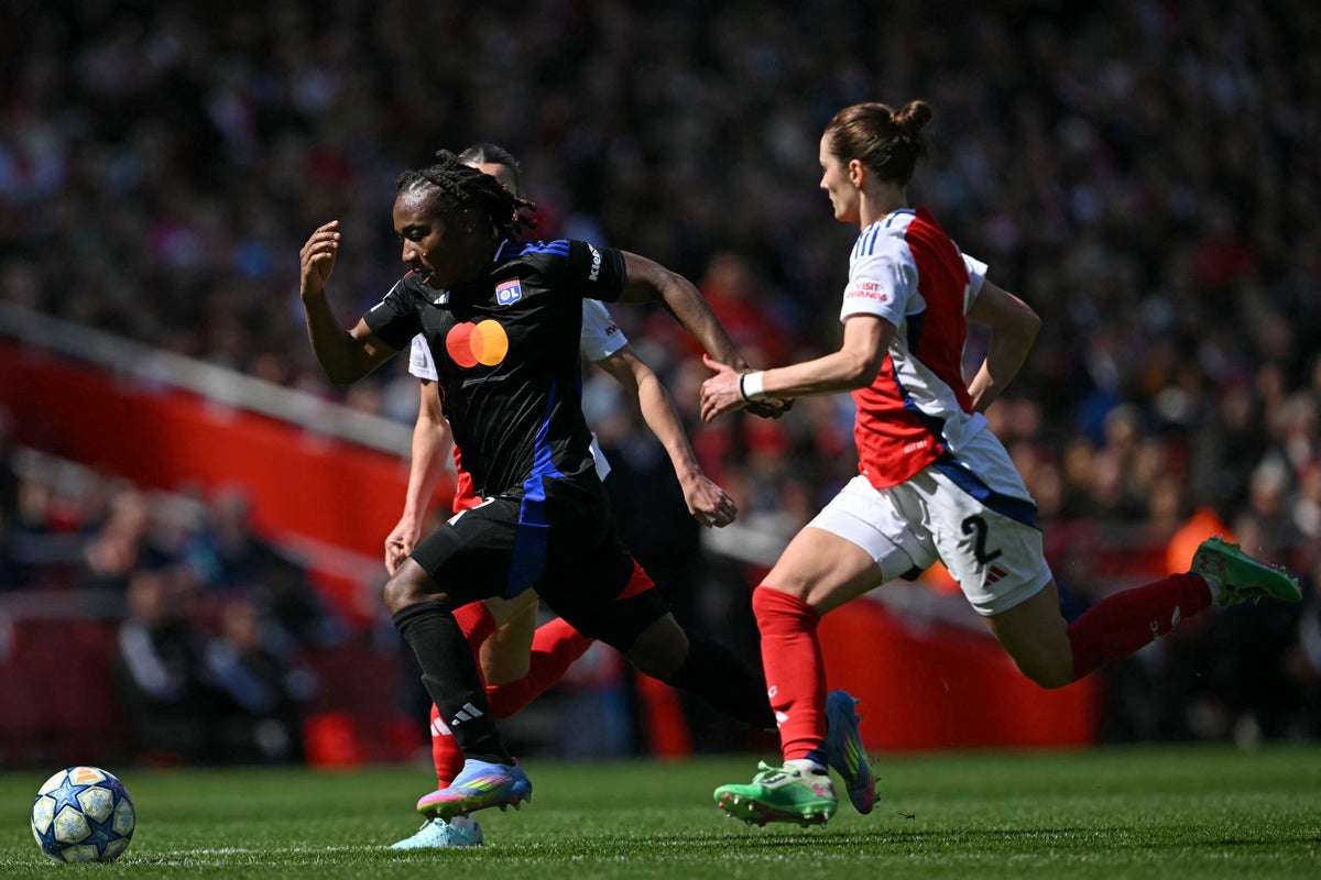 Arsenal vs Lyon LIVE: Gunners edged out in thrilling Women’s Champions League semi-final first leg