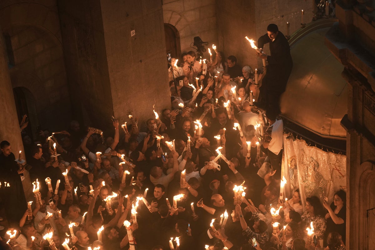 What's behind the visually stunning 'Holy Fire' ceremony in Jerusalem?