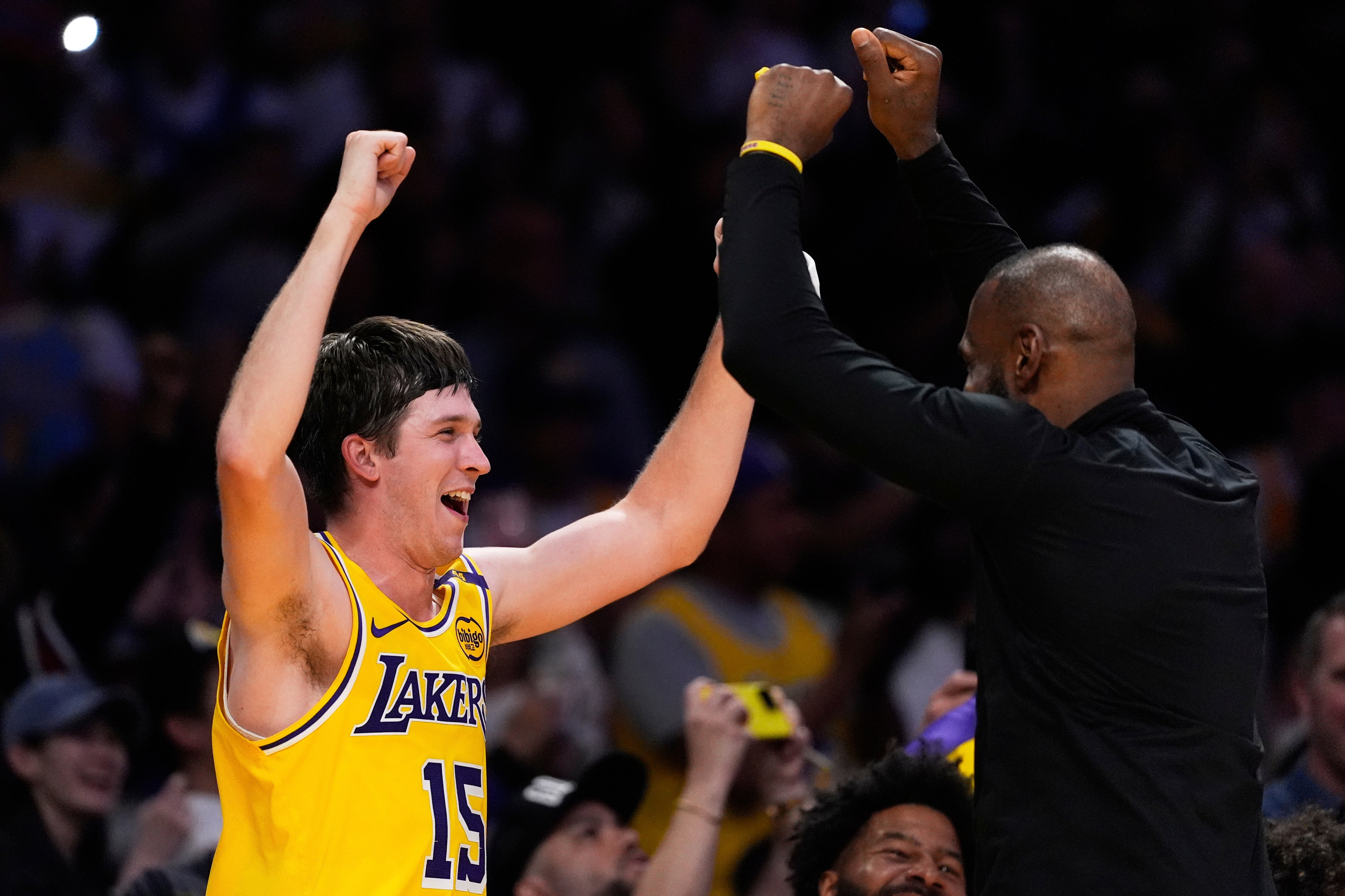 APTOPIX Rockets Lakers Basketball