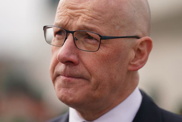 First Minister John Swinney said the UK Supreme Court ruling must be followed (Andrew Milligan/PA)