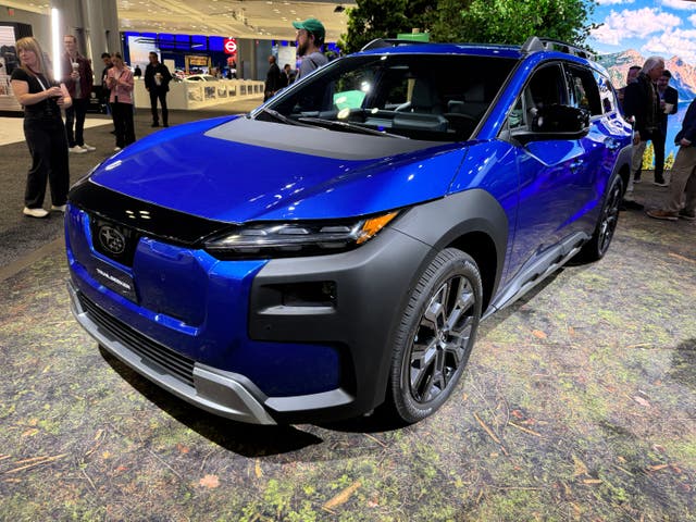 <p>The new EV model is obviously based on the updated Subaru Solterra</p>
