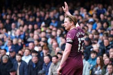 Departing Kevin De Bruyne ‘a bit surprised’ not to be offered new Man City deal