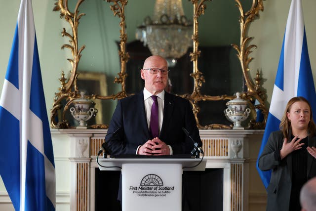 The Scottish First Minister said he understood why people were ‘disaffected’ (Jeff Mitchell/PA)