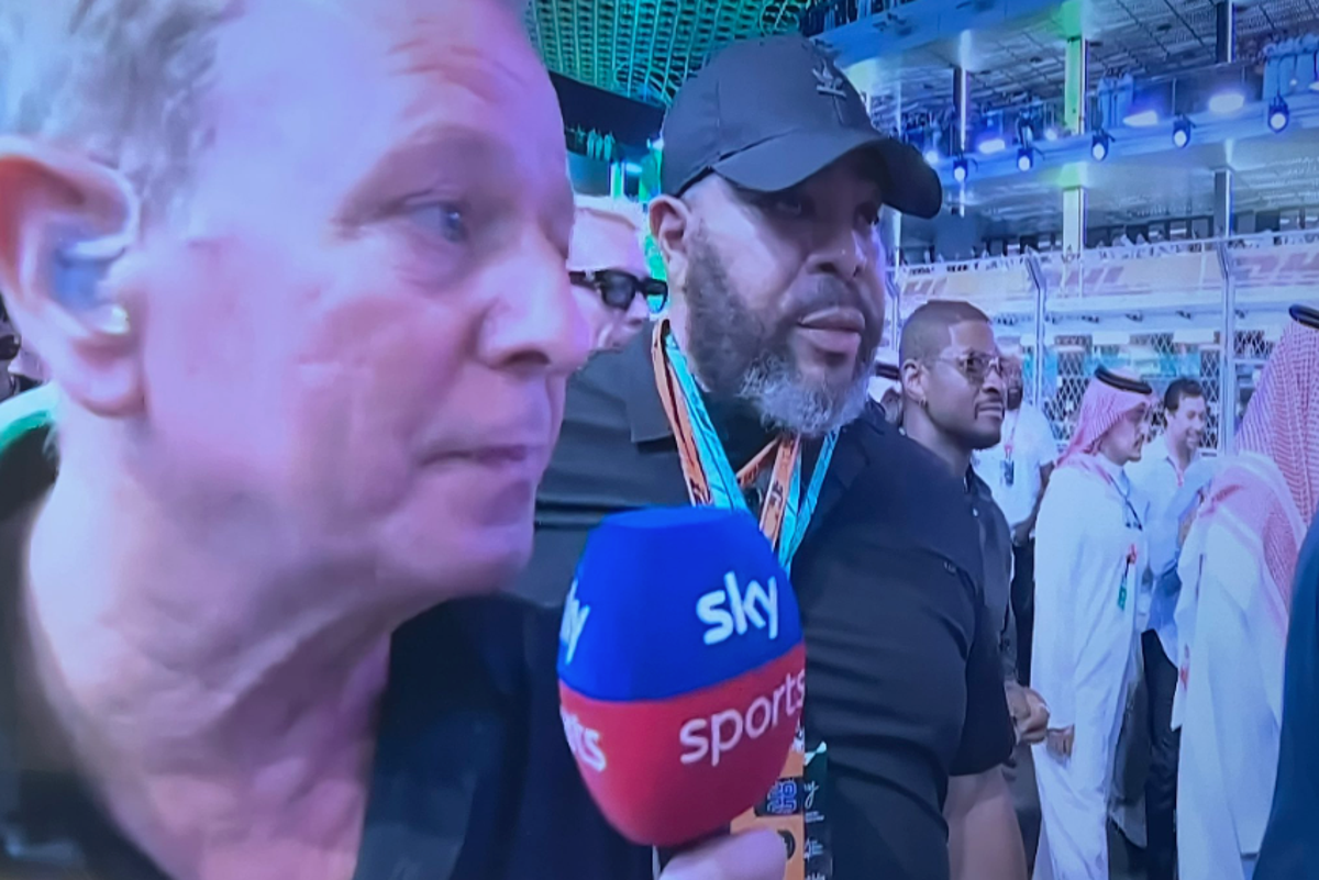 Martin Brundle shunned by Usher on F1 grid walk in Saudi Arabia