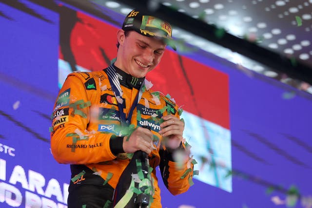 <p>Oscar Piastri won his third race of the year to take the lead in the world championship</p>