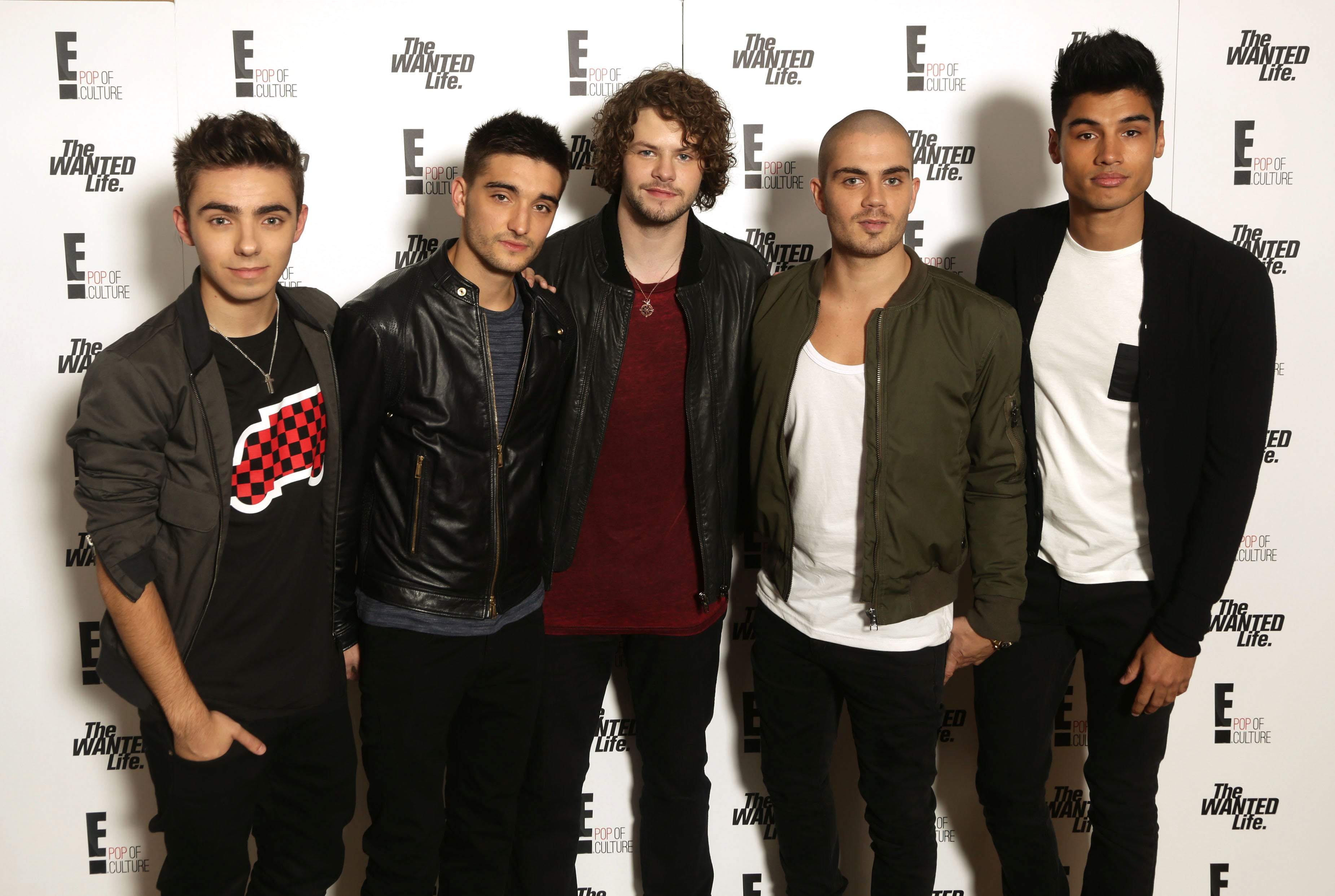 Nathan Sykes, Tom Parker, Jay McGuiness, Max George and Siva Kaneswaran of The Wanted