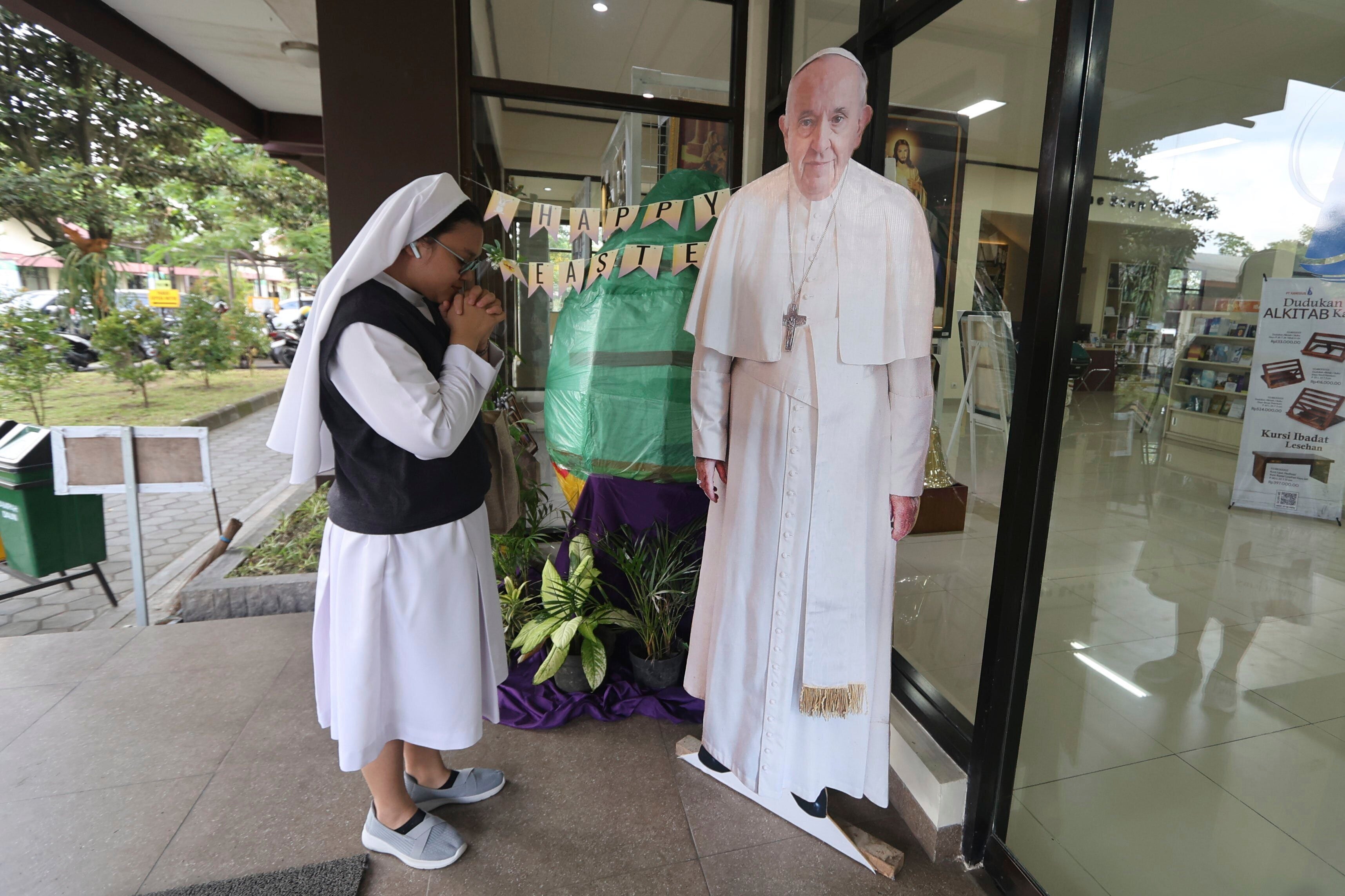 Indonesia Obit Pope Francis Global Reax