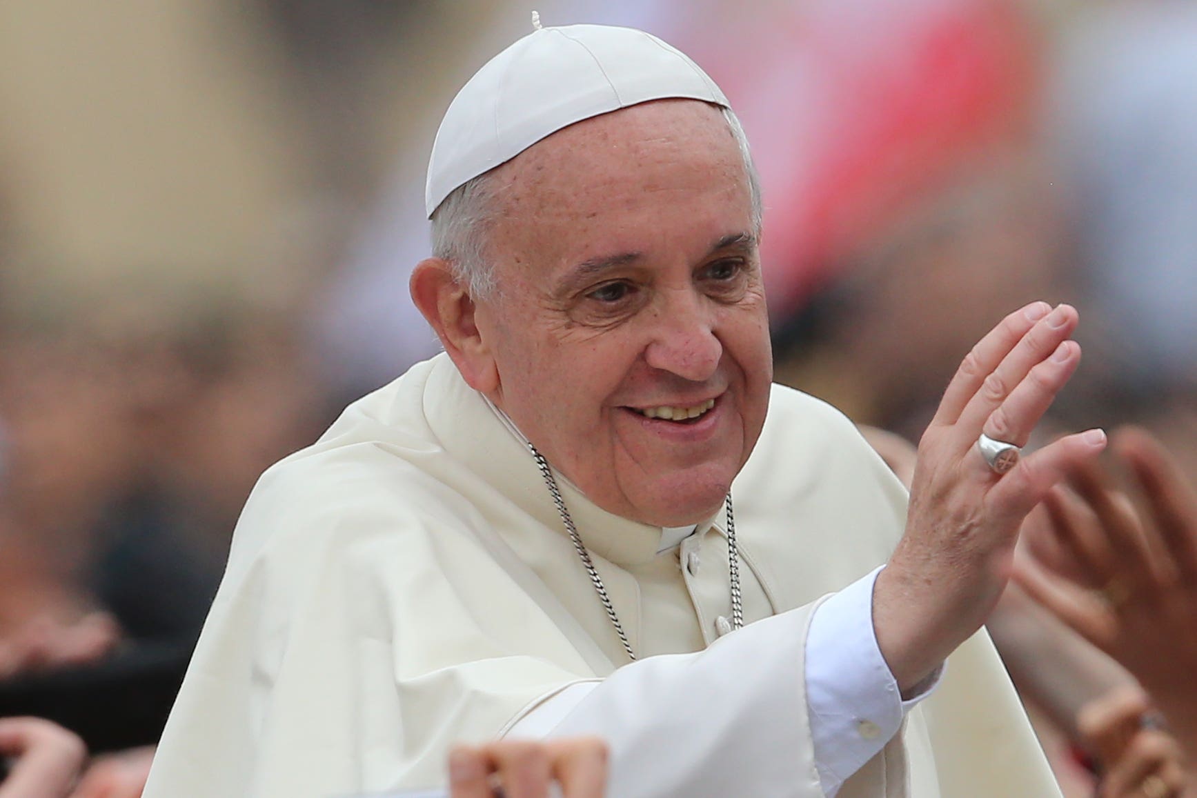 Oscar-winning actress Goldberg met the Pope twice (Niall Carson/PA)