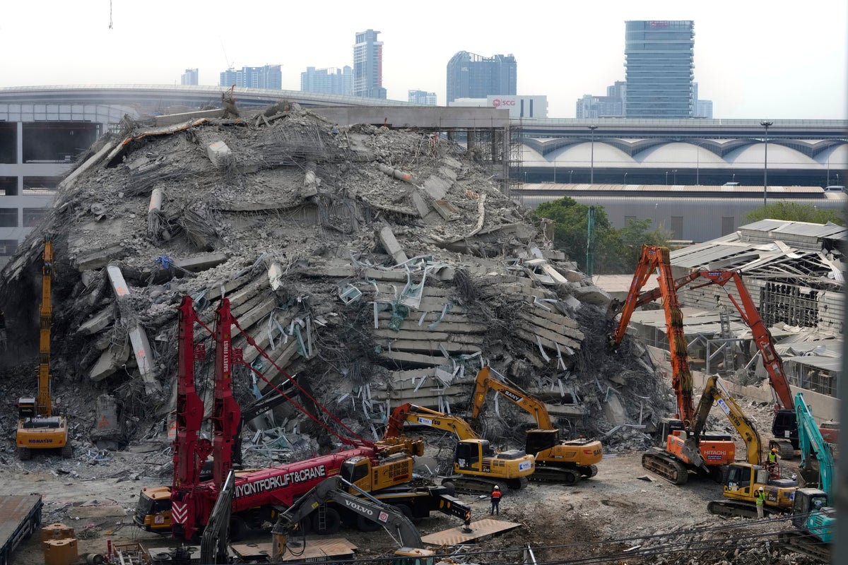 Bangkok officials end search operation at the skyscraper that collapsed following an earthquake