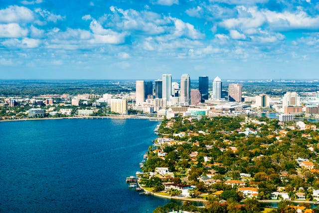 <p>Fewer Americans are moving to Florida and Texas, new data has shown, as higher cost of living, economic uncertainty and increasing risk of natural disasters causes concern among homeowners. Tampa had a net inflow of just over 10,000 residents in 2024, compared to 35,000 people the year before</p>