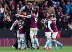 Burnley’s ‘boring’ label brings sweetest of rewards as Clarets secure promotion to Premier League
