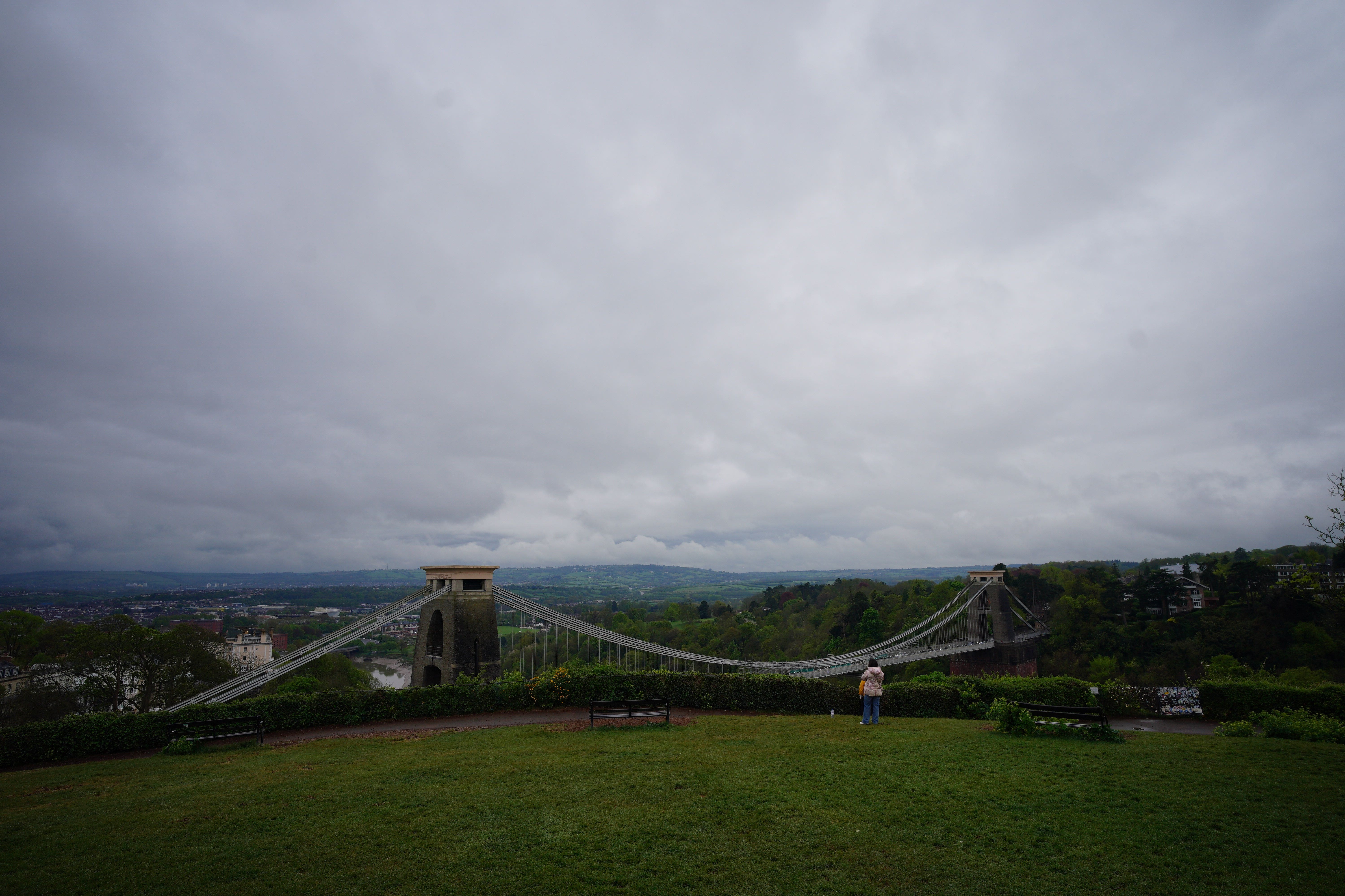 Meteorologists said the rain was ‘welcome news’ as rainfall figures for April had so far remained below the amount expected for this time of year (Ben Birchall/PA)