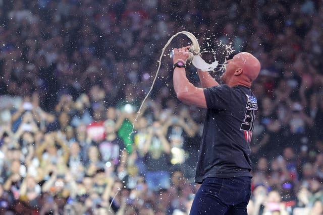 <p>‘Stone Cold‘ Steve Austin at WrestleMania 42</p>