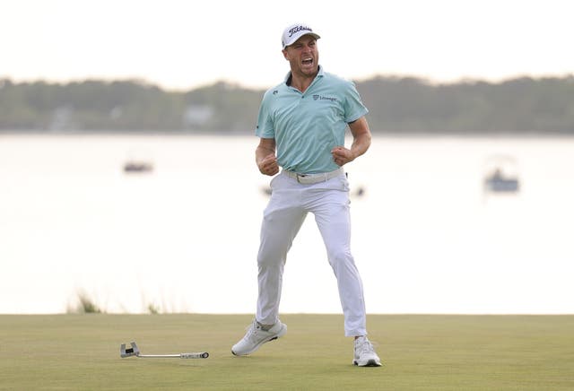 <p>Justin Thomas claimed his first PGA Tour win for three years</p>