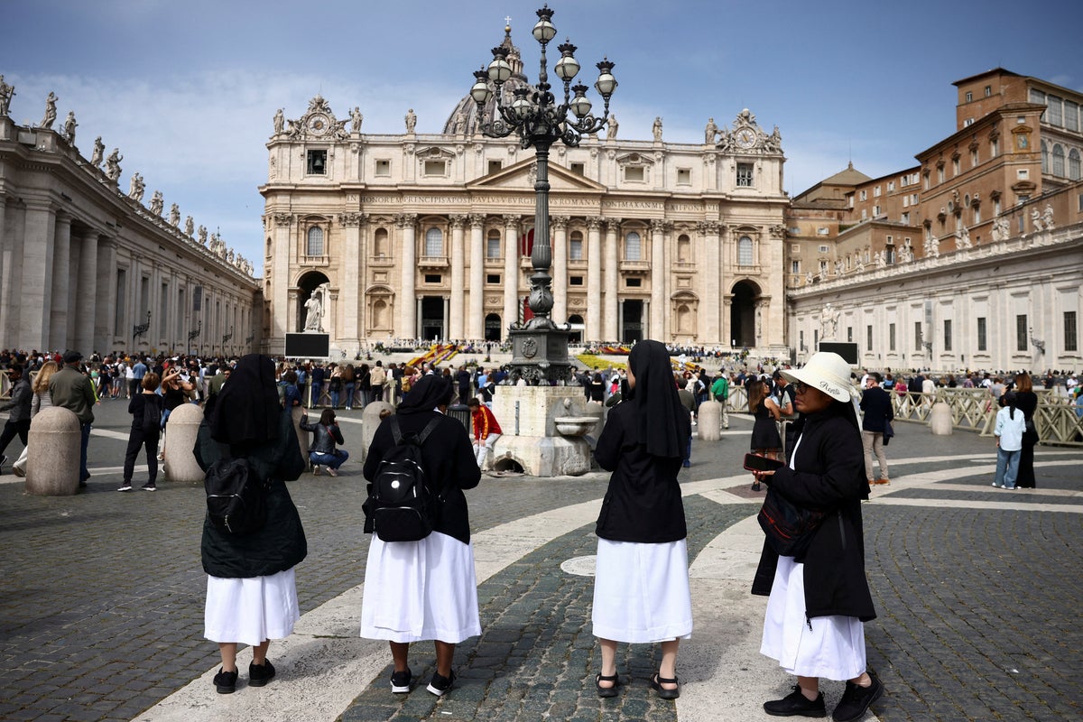 Watch: Mourners gather at St. Peter’s Square as Pope Francis dies aged 88