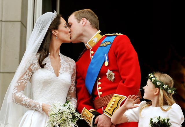 <p>William married Kate Middleton at Westminster Abbey 14 years ago</p>
