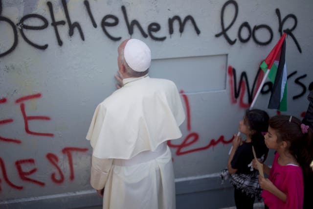 ISRAEL-PALESTINOS-PAPA FRANCISCO