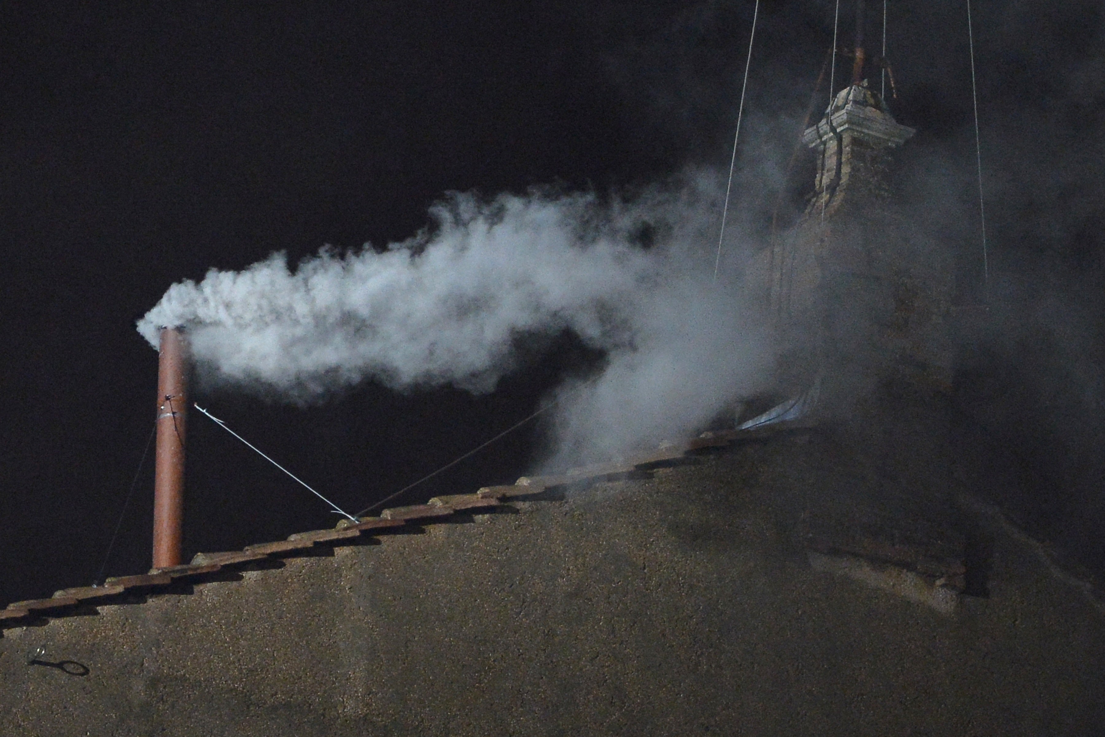File. White smoke rises from the chimney on the roof of the Sistine Chapel, meaning that cardinals elected a new pope on the second day of their secret conclave on 13 March 2013 at the Vatican. - Pope Francis died on 21 April 2025 aged 88, a day after making a much-hoped-for appearance at Saint Peter’s Square on Easter Sunday, the Vatican said in a statement