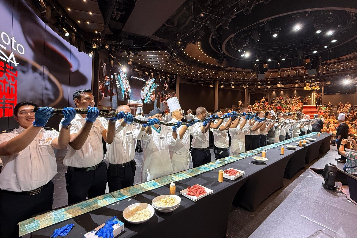 This cruise line has just set a tasty world record