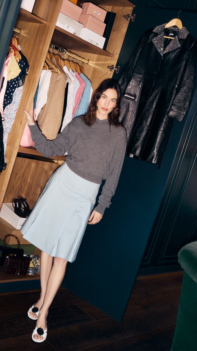 <p>Chung is a lover of vintage clothes (Anton Gottlob for Vinted/PA)</p>