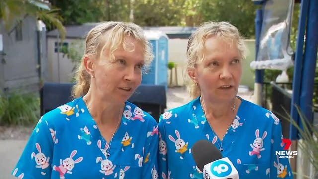 <p>Australian identical twins talk in unison about Queensland car jacking in viral clip</p>