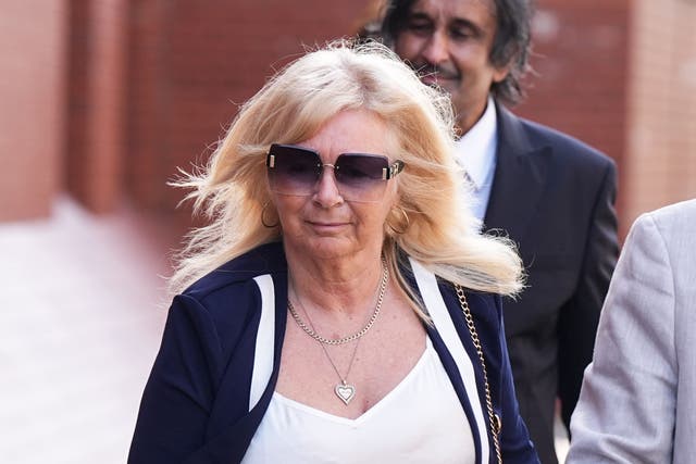 Karen Spragg entered her plea at Leicester Crown Court (Jacob King/PA)