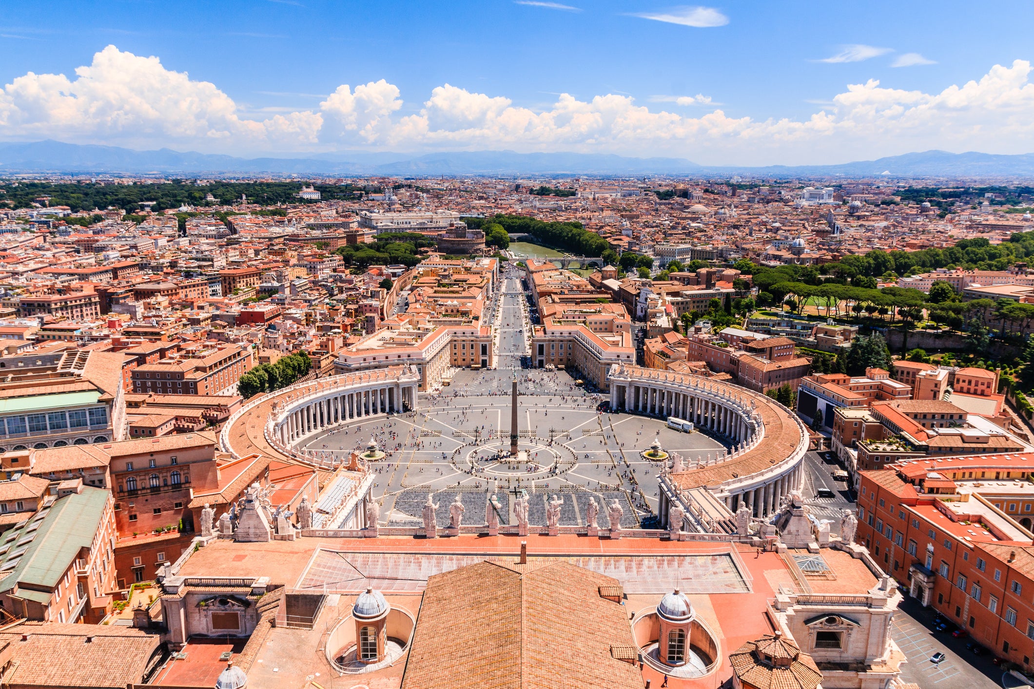You can’t get much closer to the wonders of the Vatican than at this hotel