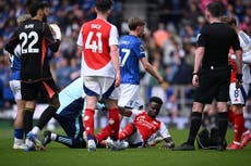 Mikel Arteta provides injury updates for Arsenal trio a week ahead of Champions League semi-final