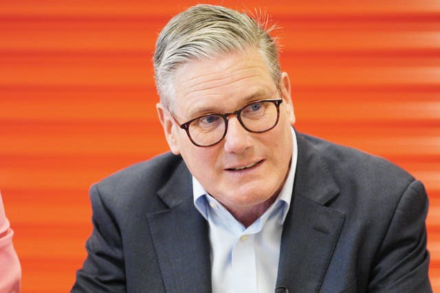 Prime Minister Sir Keir Starmer (Ben Birchall/PA)