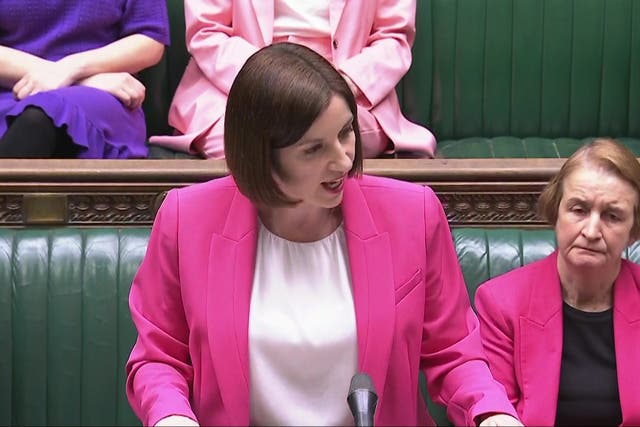 Equalities minister Bridget Phillipson delivers a statement regarding a Supreme Court ruling on the definition of a woman under equalities law (House of Commons/UK Parliament/PA)