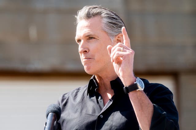<p>California Governor Gavin Newsom has criticized his fellow Democrats, claiming he doesn't 'know what the party is' anymore</p>